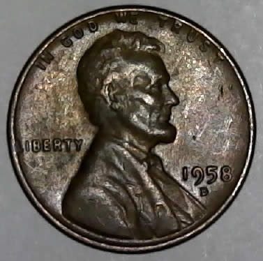 1958-D-Lincoln-Wheat-Cent-With-Huge-Lamination!-Thank-You-Ramjethero!